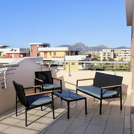 Luxurious-fully Equipped & Renovated-2room Suite-elevator-quite Area-secure Parking Olbia